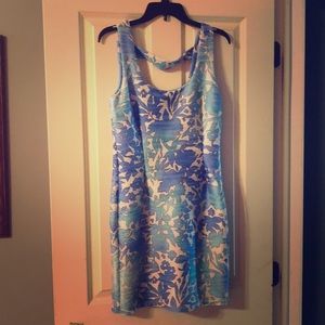 Beautiful blue and light silver dress